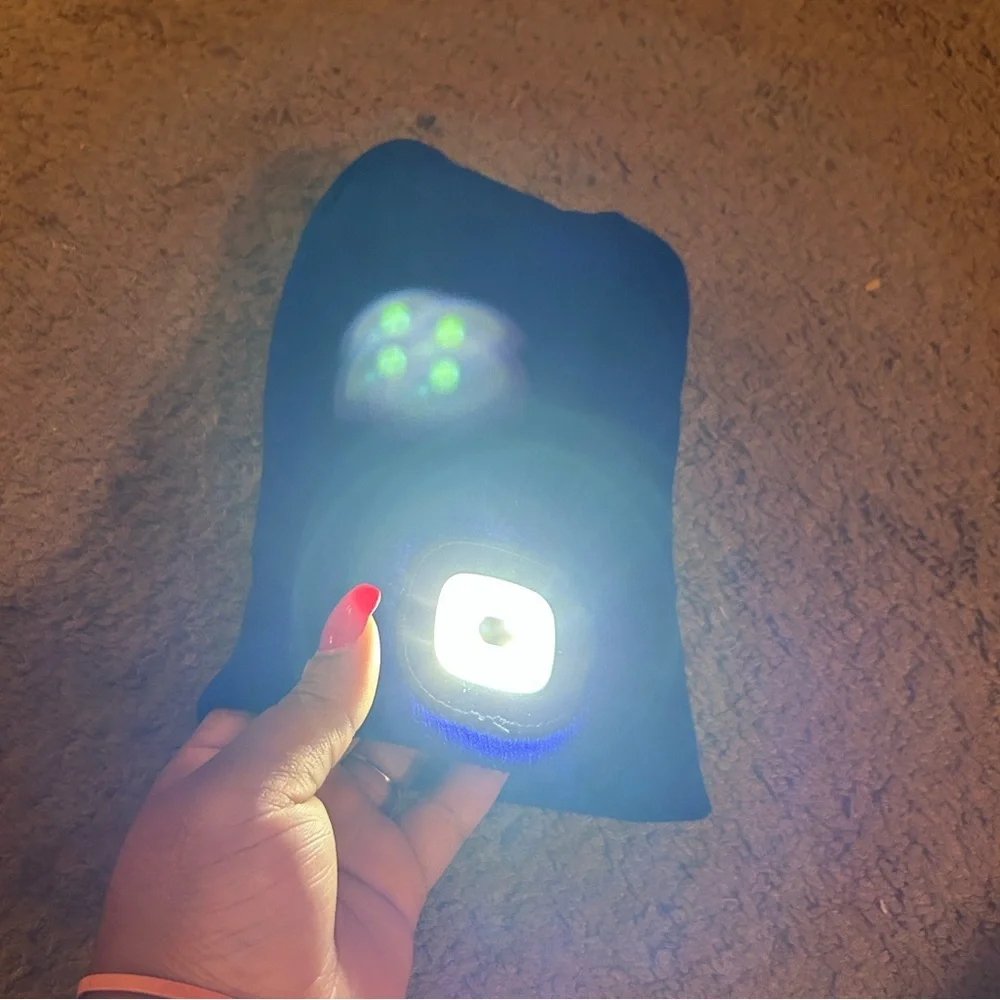 Blue LED Beanie Hat unisex